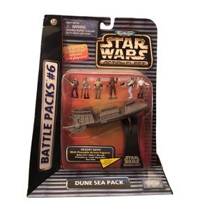 Star Wars Action Fleet Micro Machines Battle Pack #6 Dune Sea Pack.
